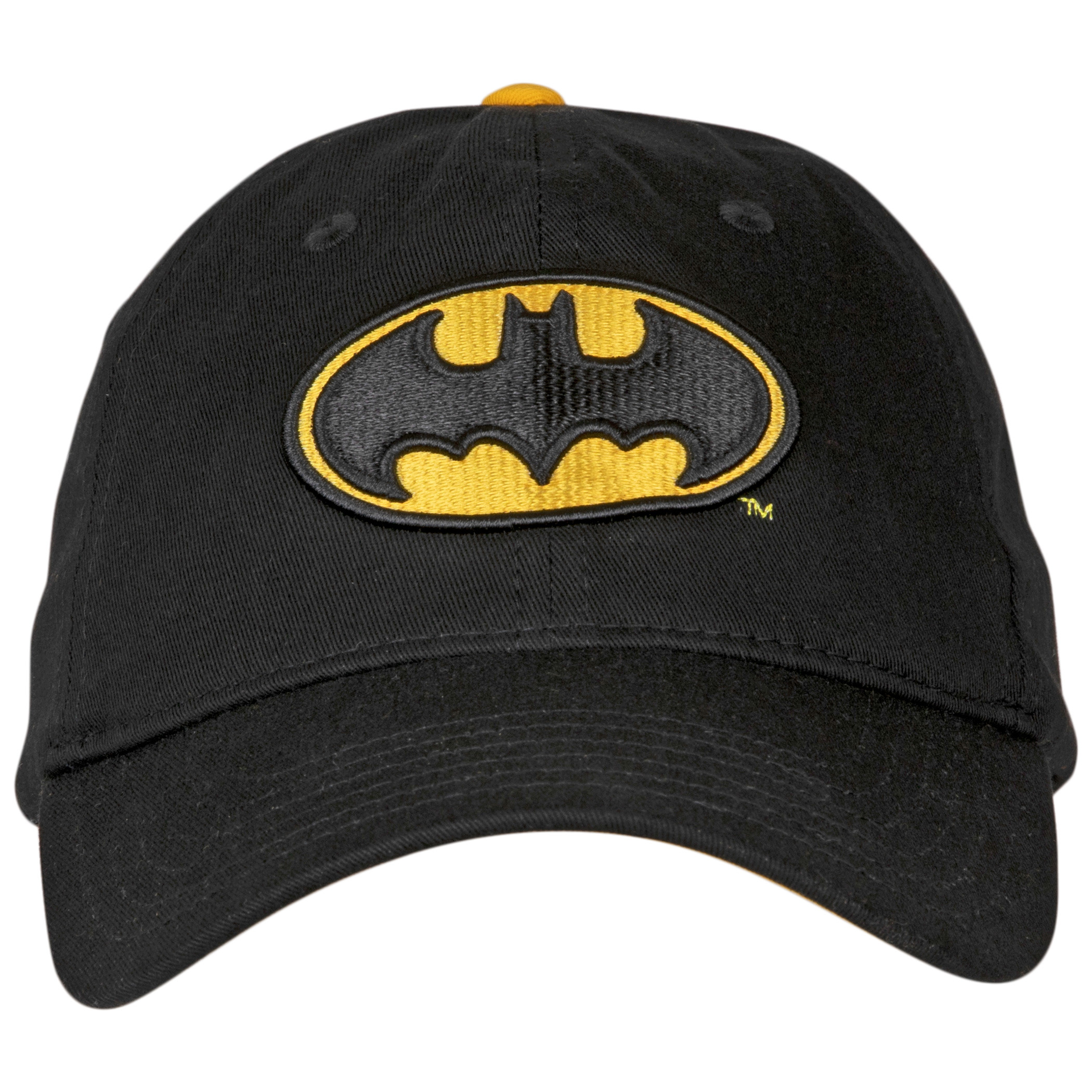 Batman Classic Symbol Curved Brim Adjustable Dad Hat